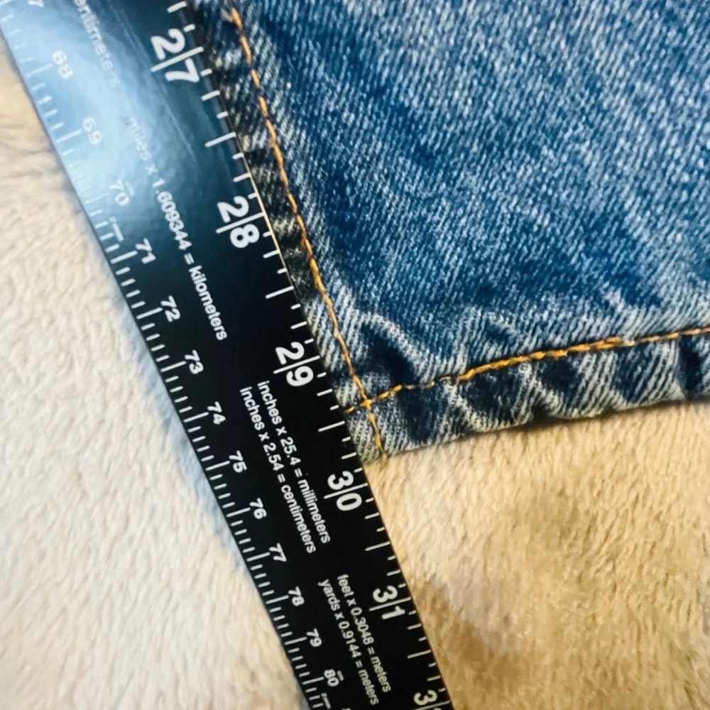 Levi's 505 Regular‎ Fit Jeans Mens 36x32 Medium Wash Straight Leg Cotton Denim